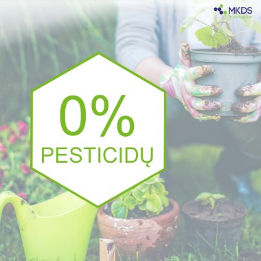 0% PESTICIDŲ